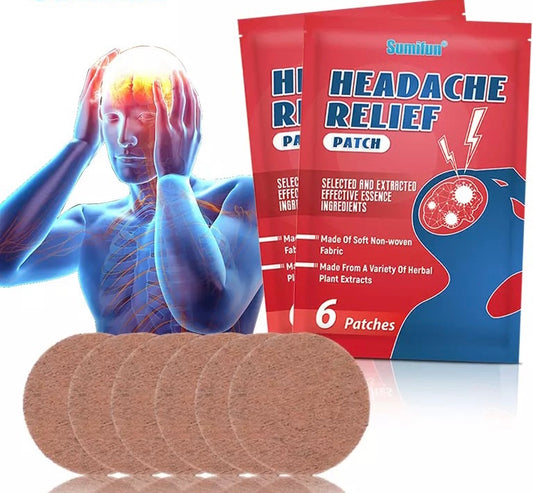 Headache Relief Patch - Emplastro para dores de cabeça - 6un